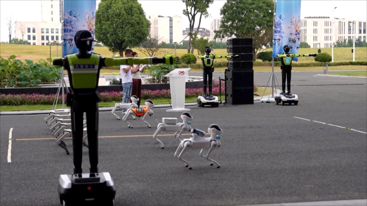 Intelligent robot application skills exhibition opens in E China