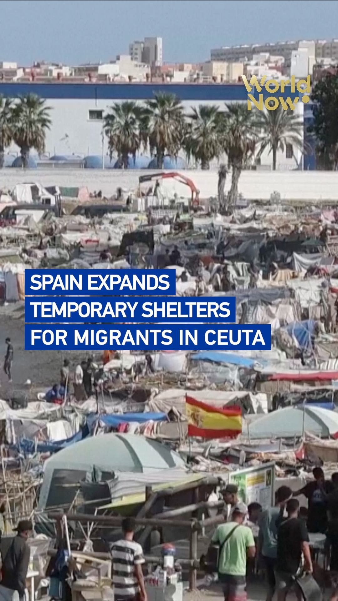 Spain expands temporary shelters for migrants in Ceuta