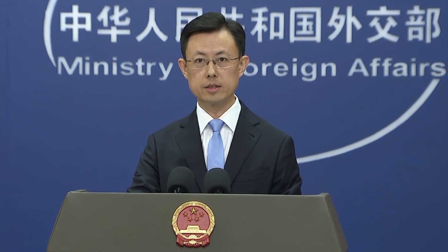 Chinese Foreign Ministry spokesperson Guo Jiakun answers questions at a regular press briefing, September 21, 2026. /CMG