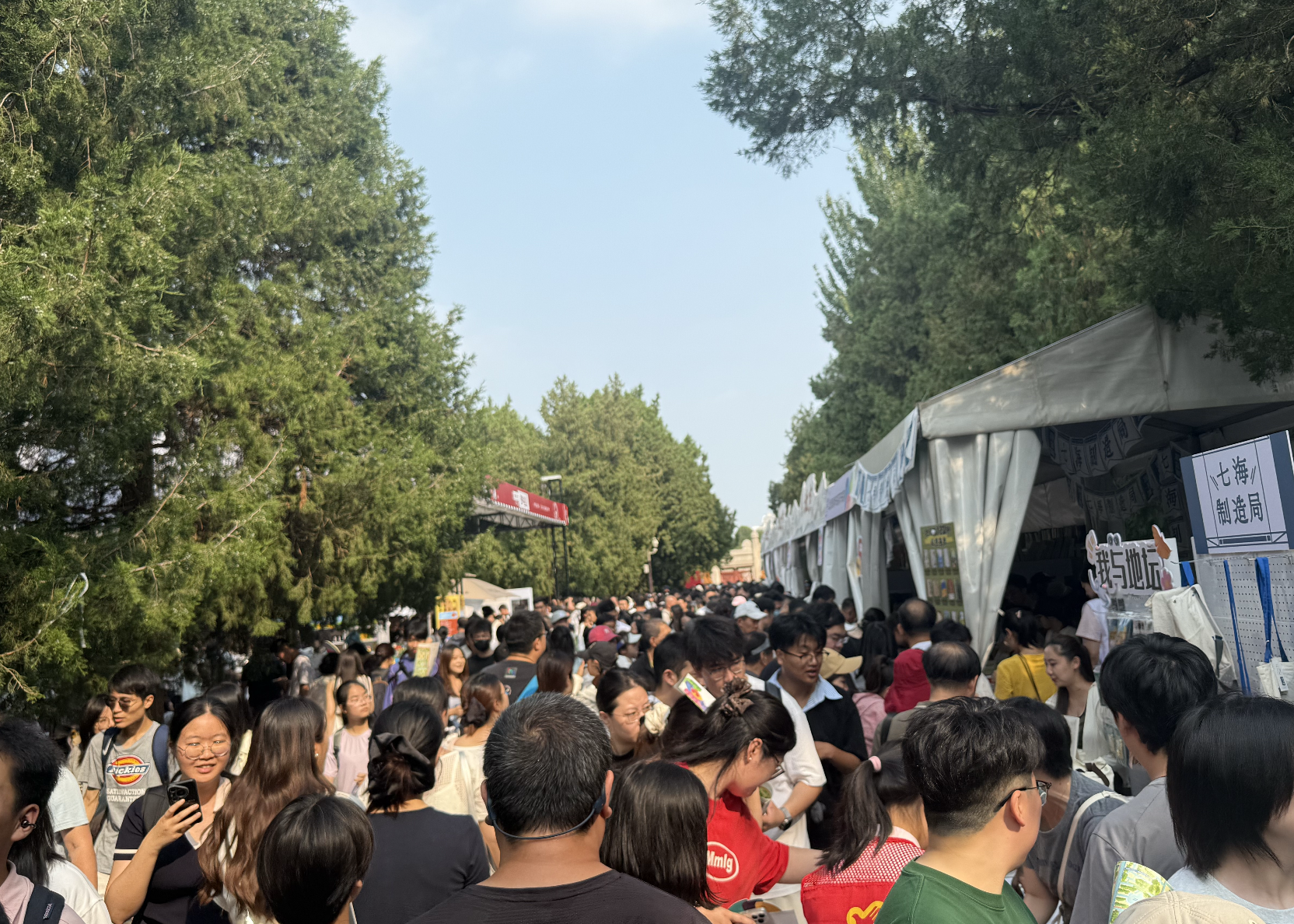 A sea of readers moves between bookstalls at the Ditan Book Fair 2026, September 19, 2026, Zaruhi Poghosyan /CGTN