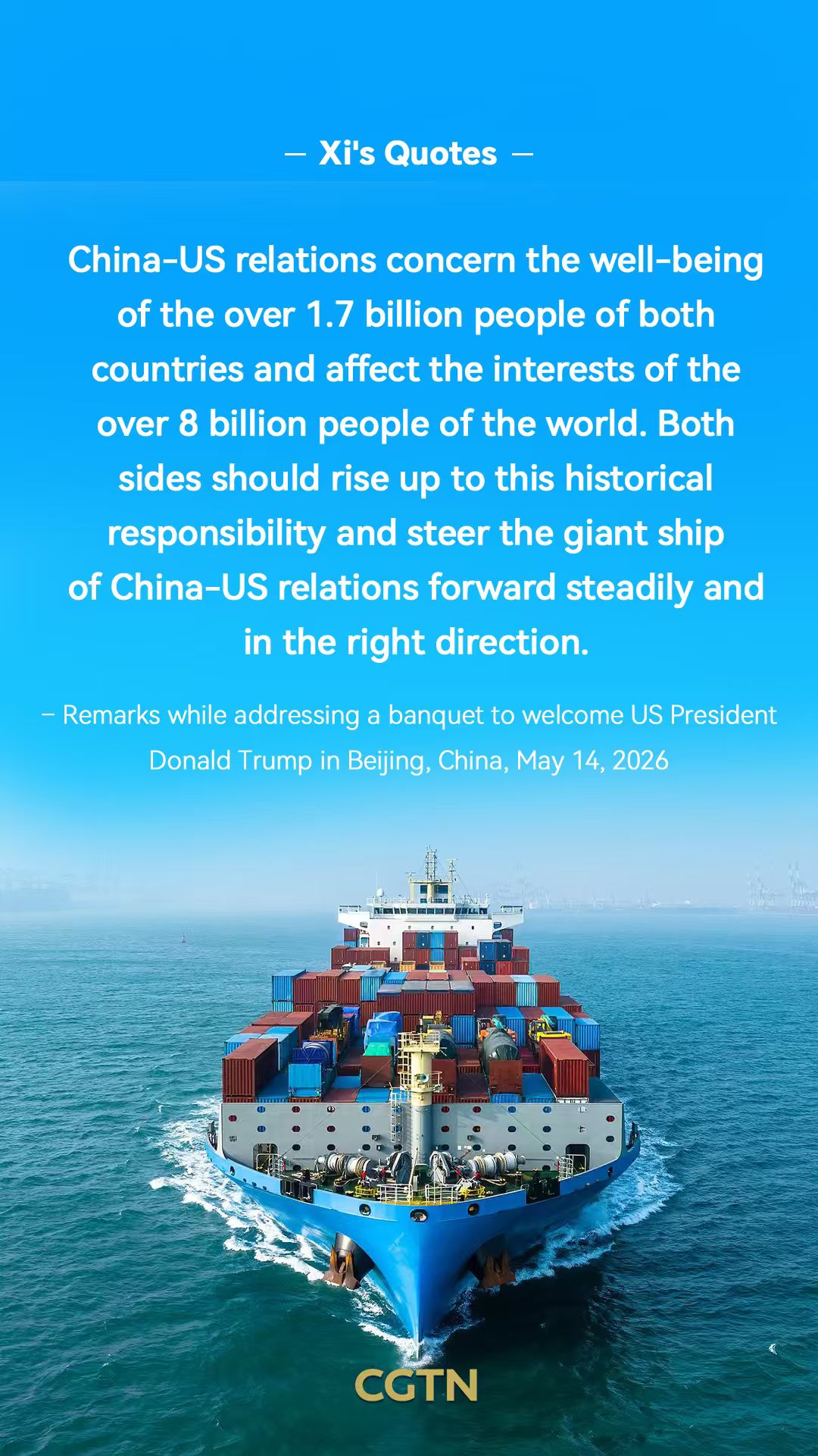 President Xi Jinping's key quotes on China-US relations
