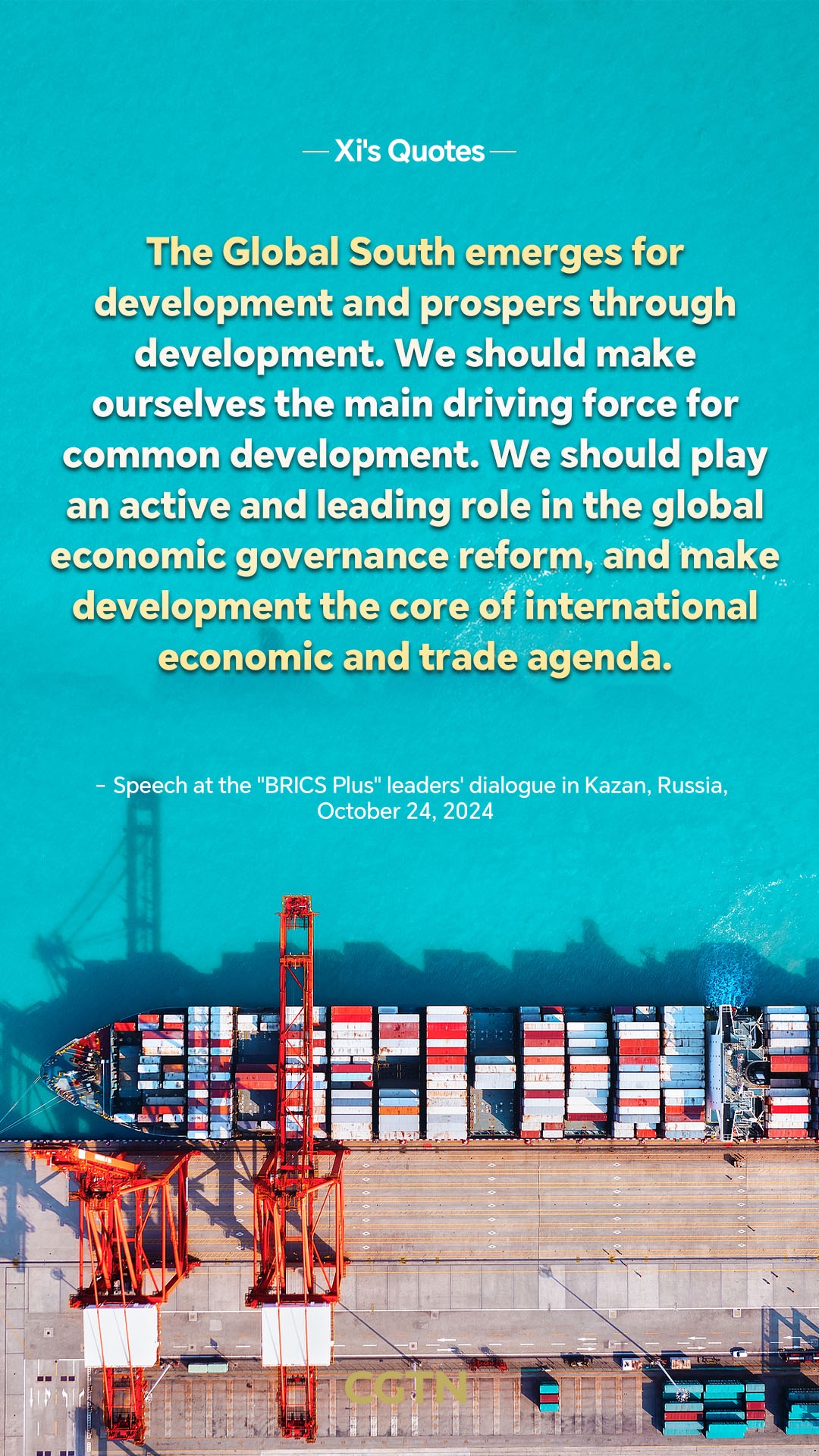 Xi Jinping's key quotes on Global Development Initiative