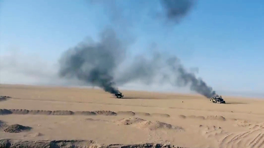 Yemen's Houthi group is fighting against the Saudi-backed forces in Al Jouf Province, Yemen, September 14, 2026. /VCG