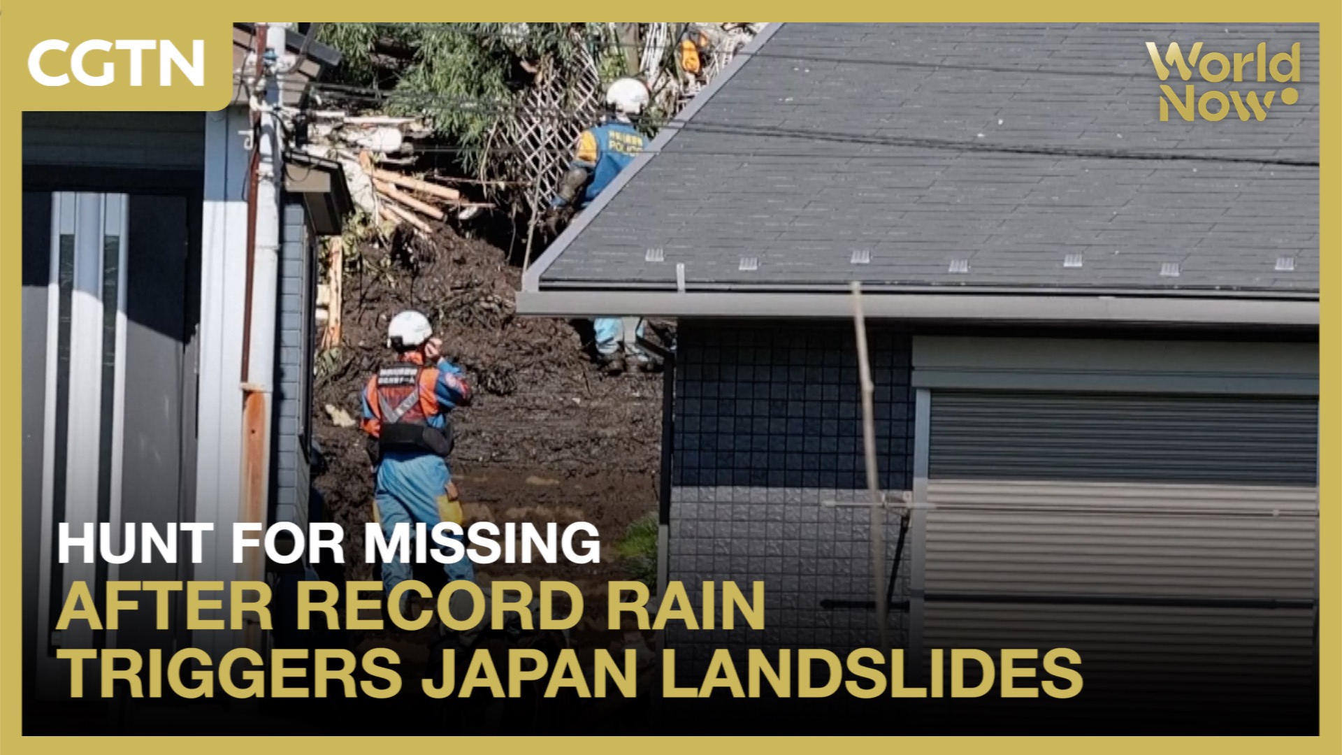 Hunt for missing after record rain triggers Japan landslides