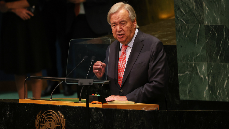 UN chief calls for AI curbs and end to wars in his final assembly address