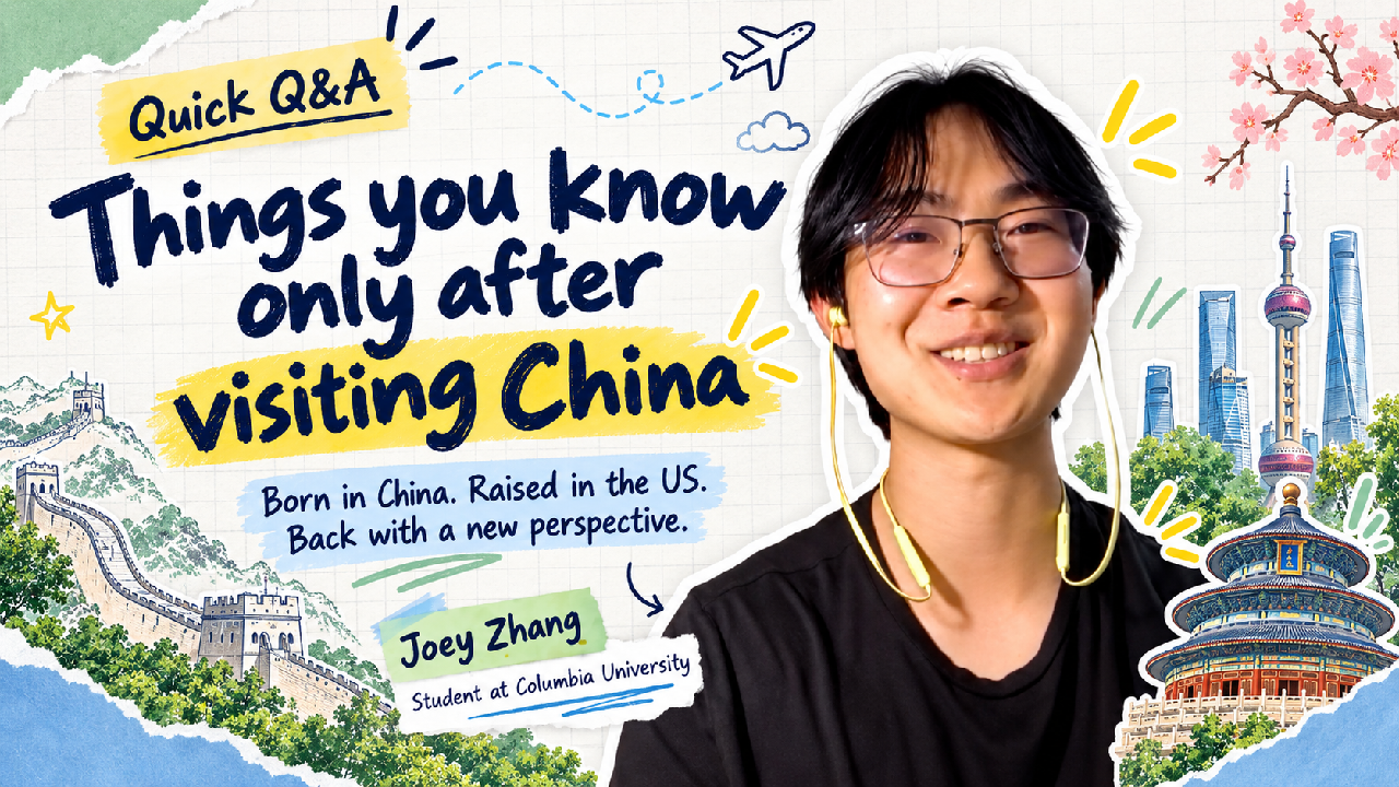 Quick Q&A|Things you know only after visiting China