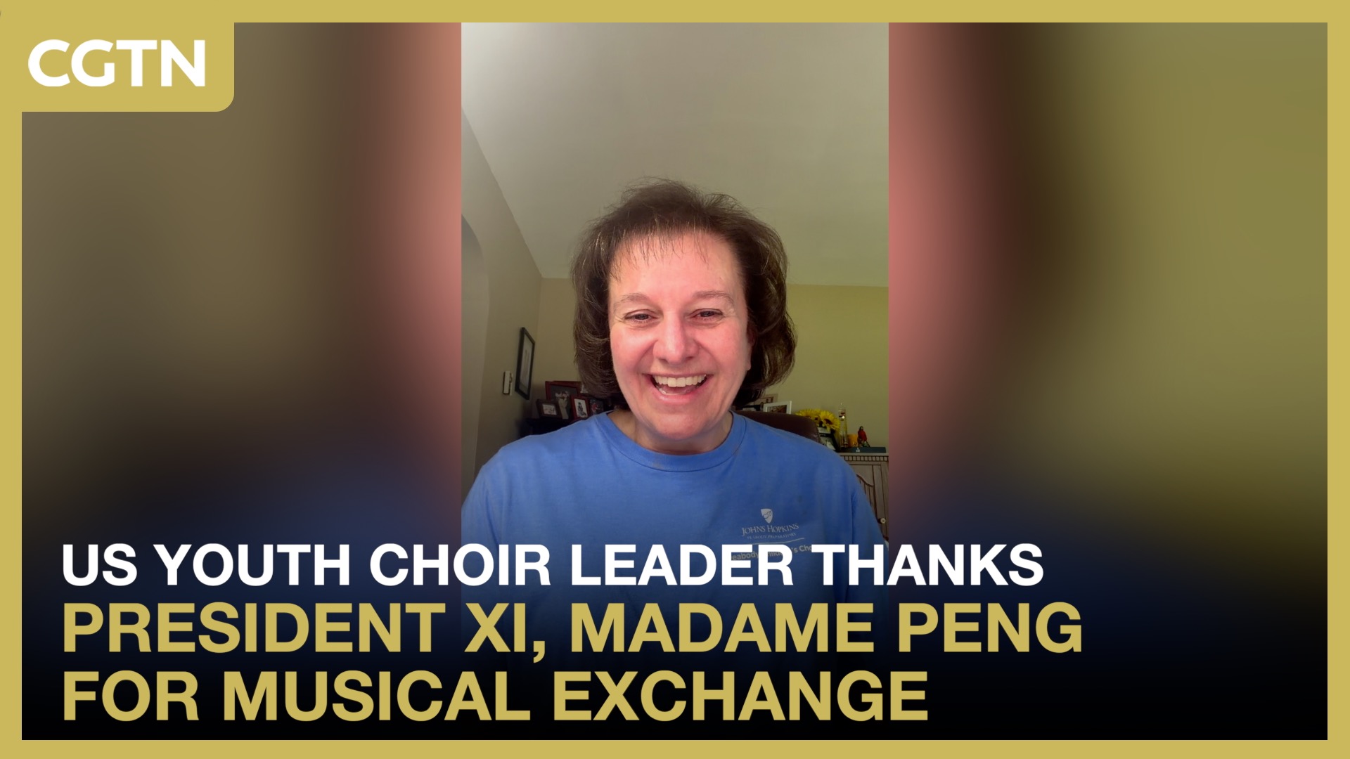 US youth choir leader thanks President Xi, Madame Peng for musical exchange