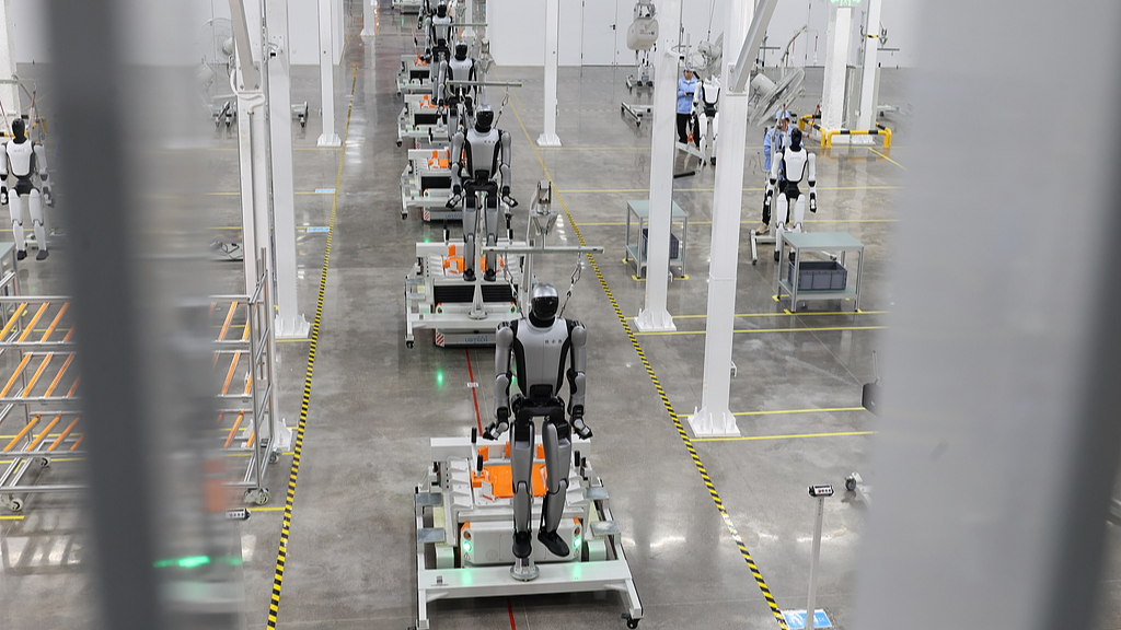 A robot factory in Liuzhou, south China's Guangxi Zhuang Autonomous Region, September 12, 2026. /VCG