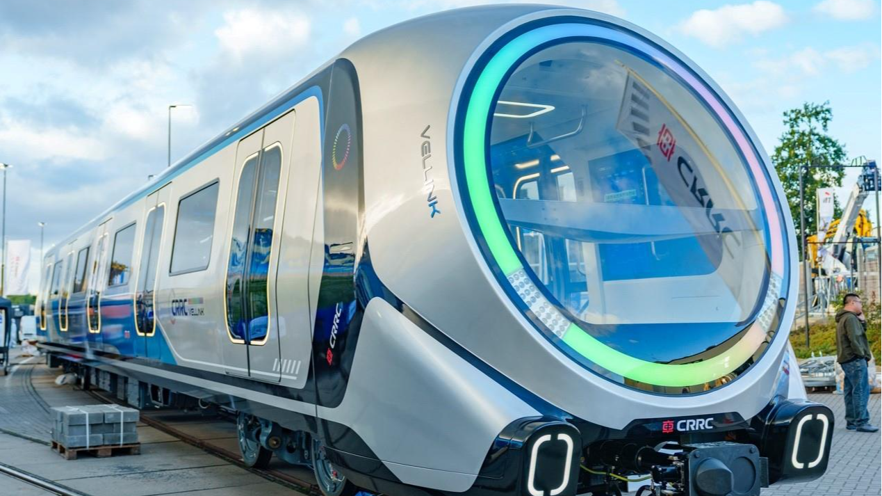 China unveils smart metro train at Berlin rail expo