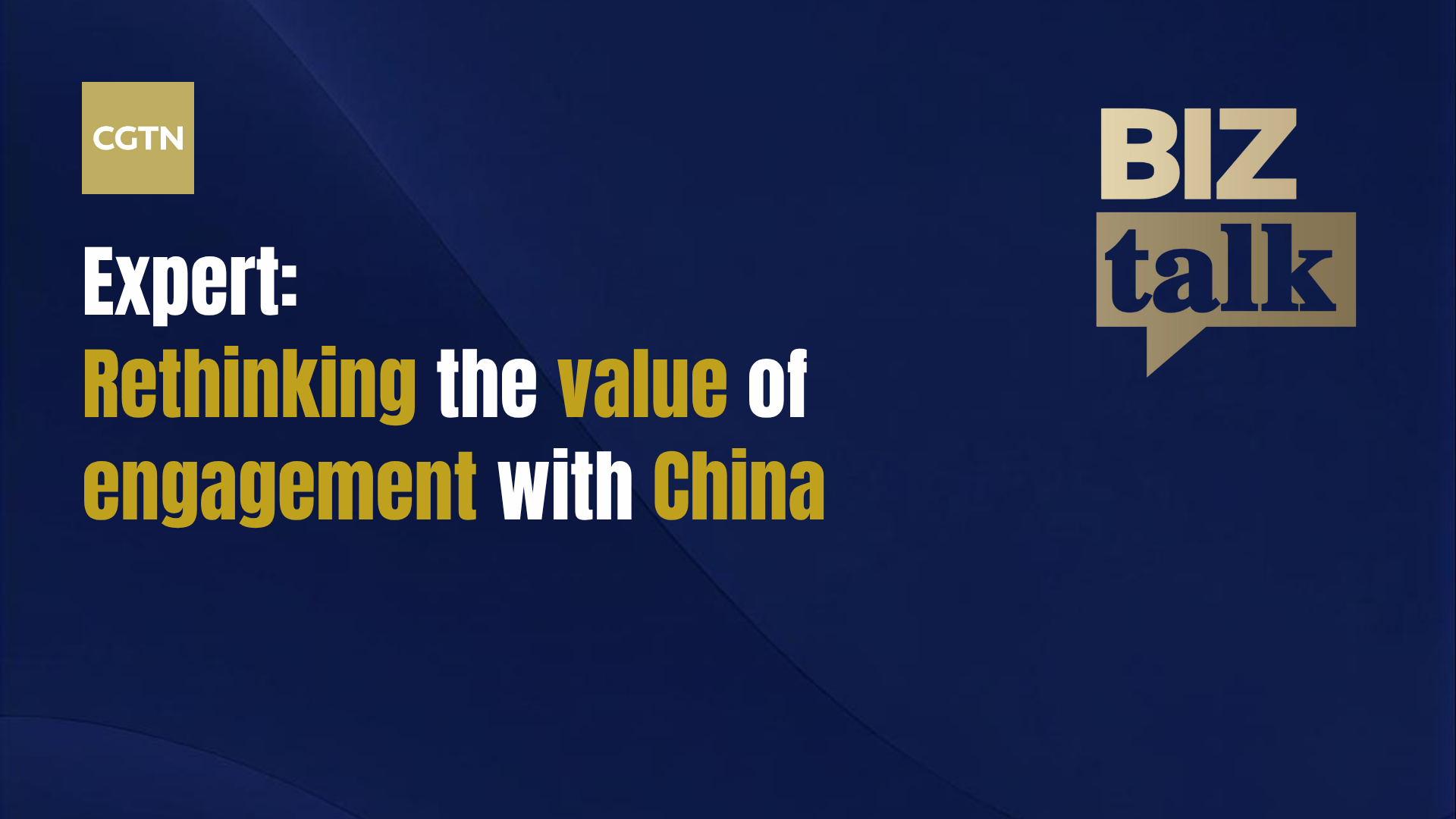 Expert: Rethinking the value of engagement with China