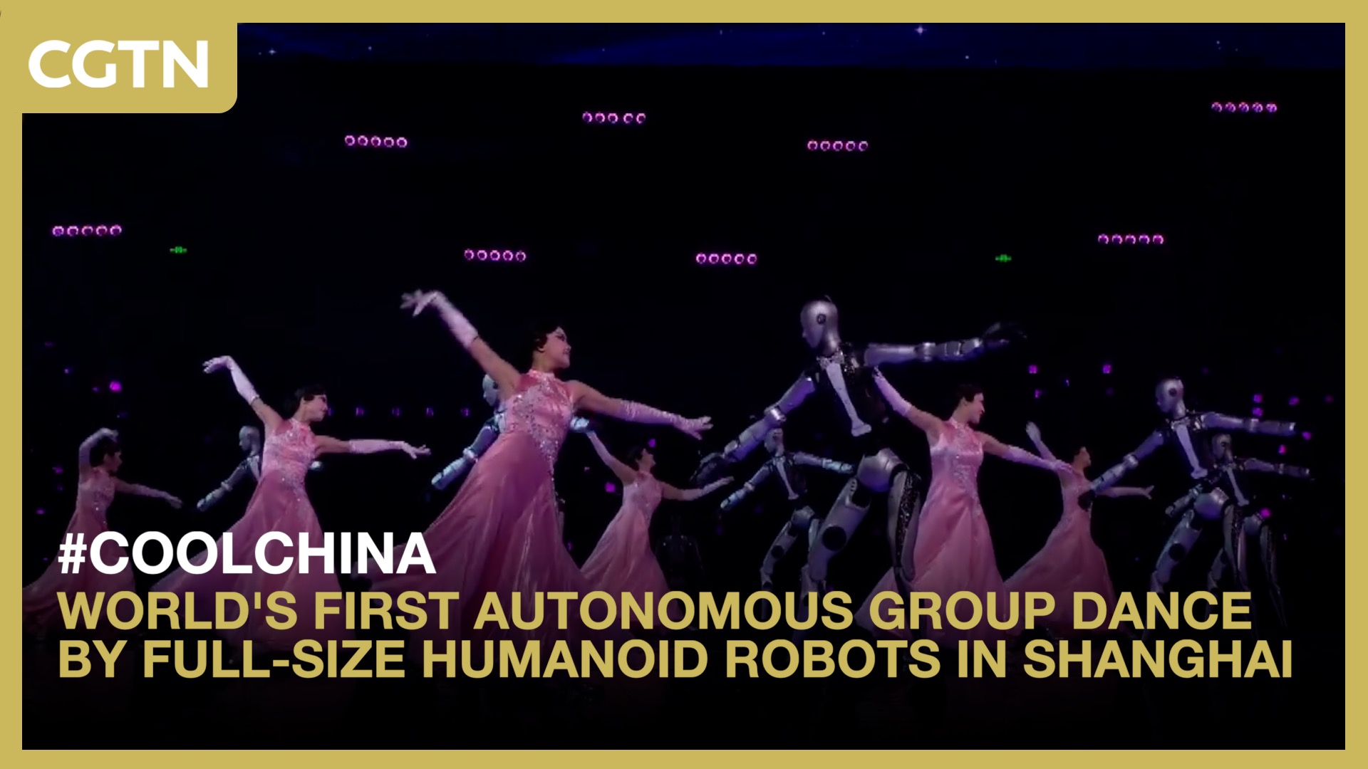 World's first autonomous group dance by full-size humanoids