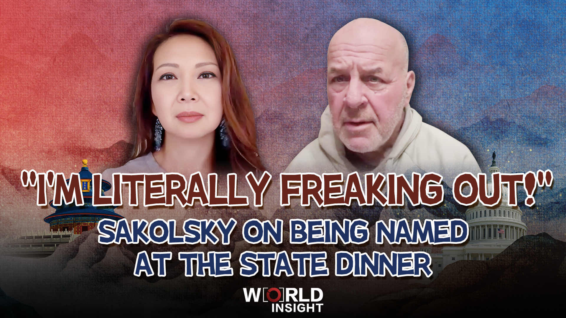 'I'm literally freaking out!' Sakolsky on being named at state dinner