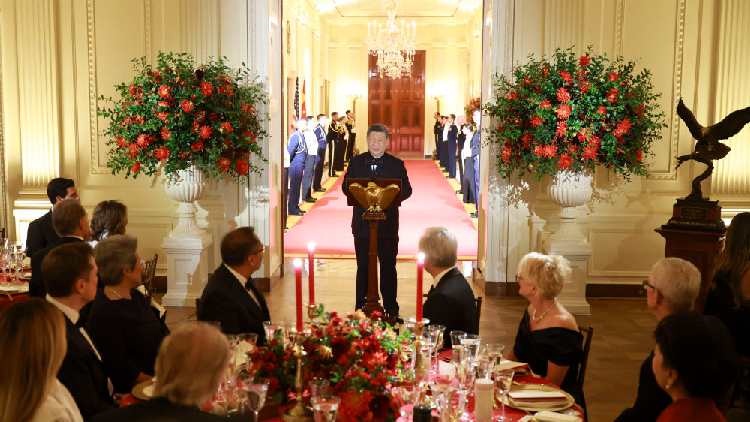 Full text: Toast by Xi at state dinner hosted by Trump