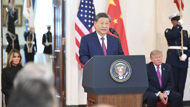 Full text: Xi addresses welcome ceremony at White House