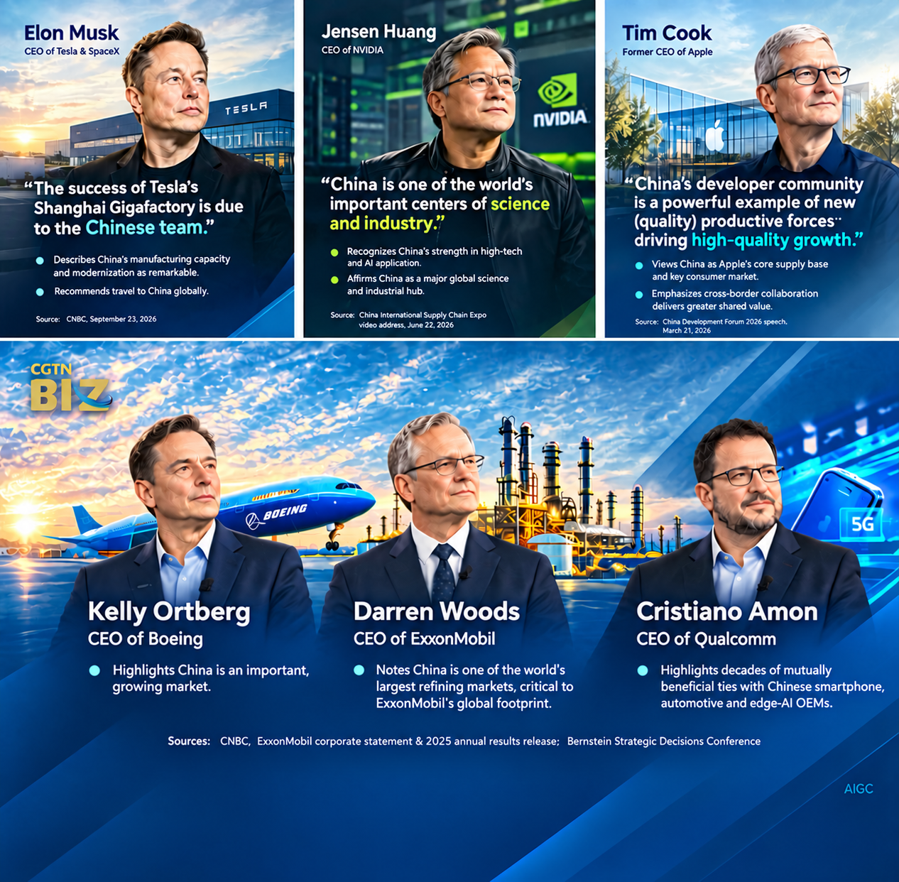 What America's top business bosses think about China
