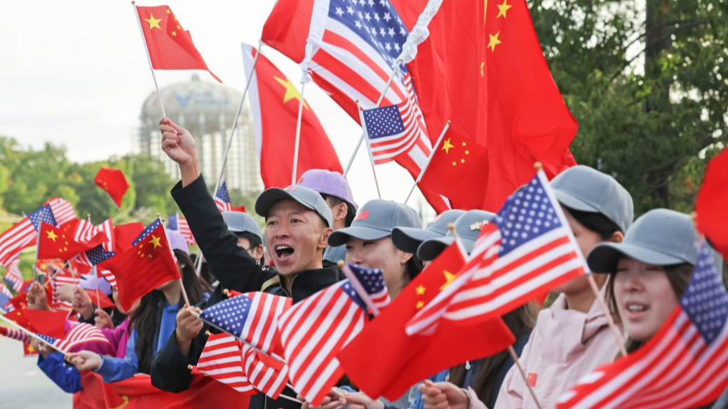 Chinese President Xi Jinping is welcomed upon his arrival in the United States, September 23, 2026. /Xinhua