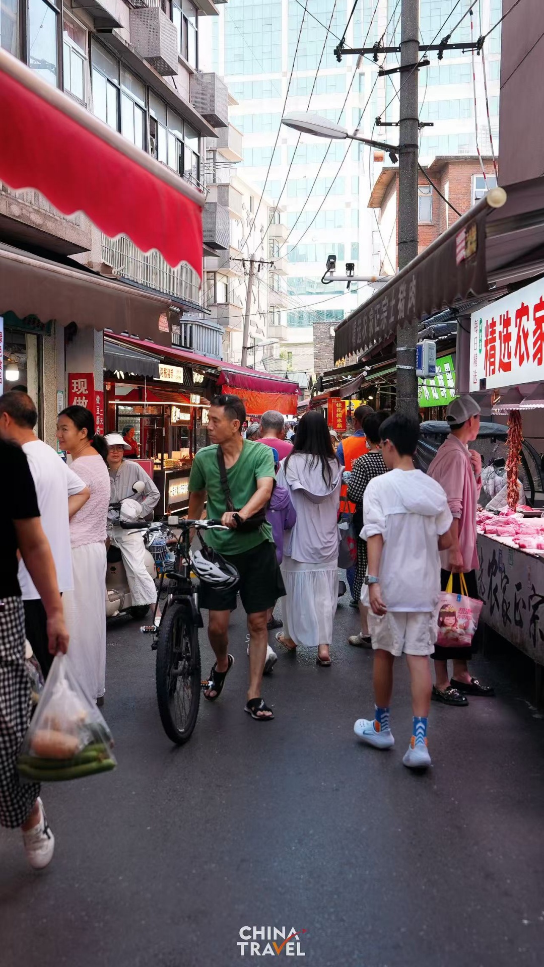 A glance of Siwan Market in Hefei, east China's Anhui Province. /CGTN