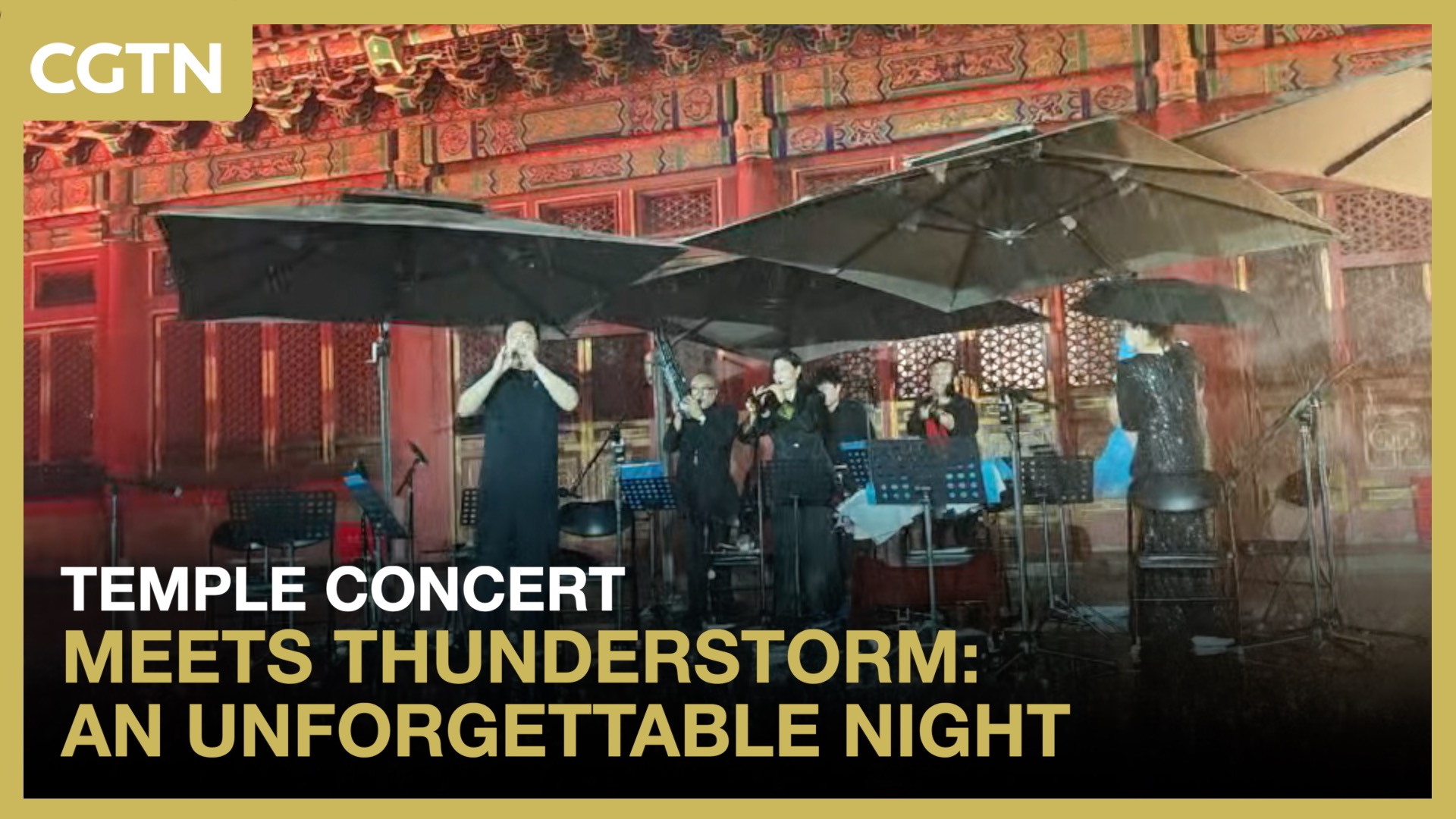 Temple concert meets thunderstorm: An unforgettable night