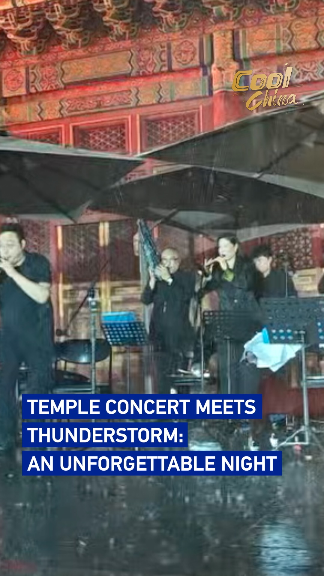 Temple concert meets thunderstorm: An unforgettable night
