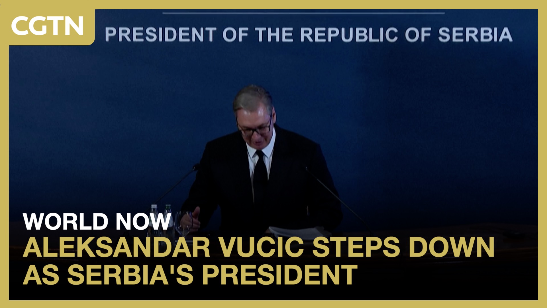 Aleksandar Vucic steps down as Serbia's president