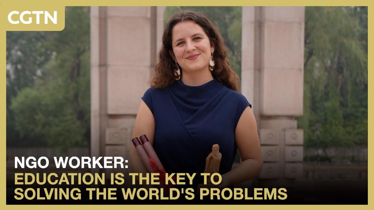 NGO worker: Education is the key to solving the world's problems