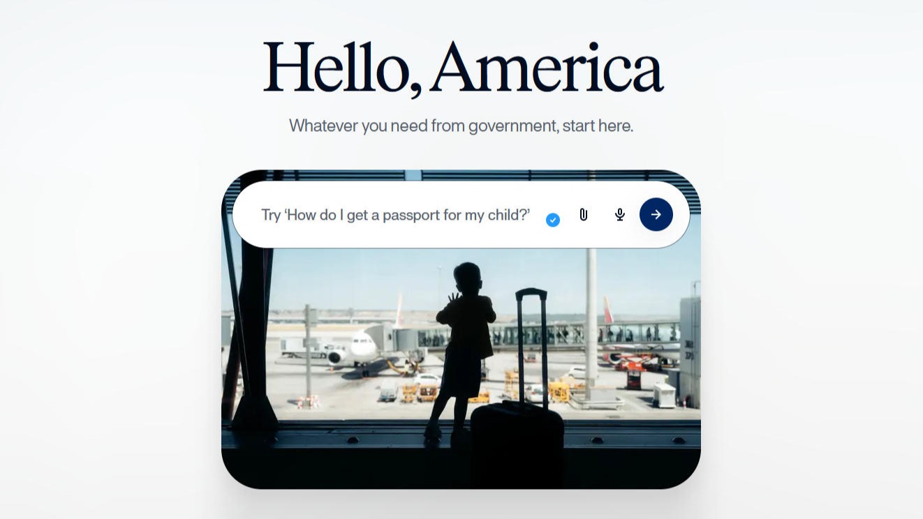 A screenshot of the website. /America.gov