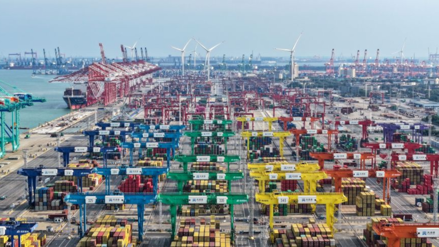 A view of Tianjin Port in Tianjin, north China, September 18, 2026. /Xinhua