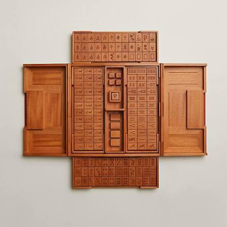 Luxury brands like Hermès and Louis Vuitton have released their own limited-edition mahjong boards. /www.hermes.com