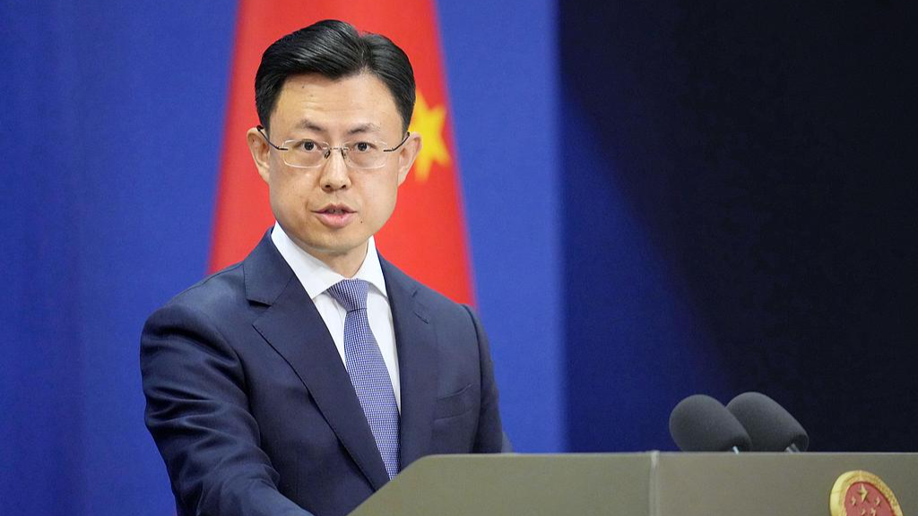 File photo of Chinese Foreign Ministry spokesperson Guo Jiakun. /VCG