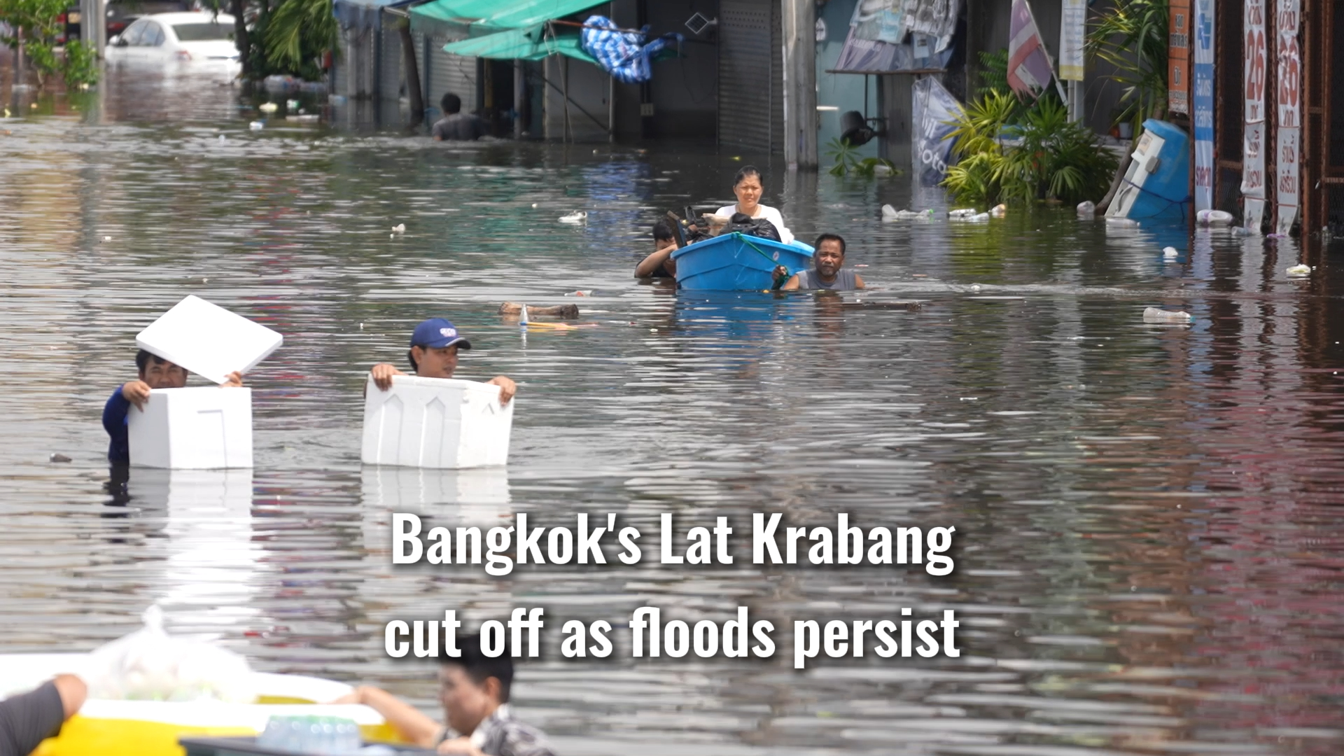 Bangkok's Lat Krabang cut off as floods persist