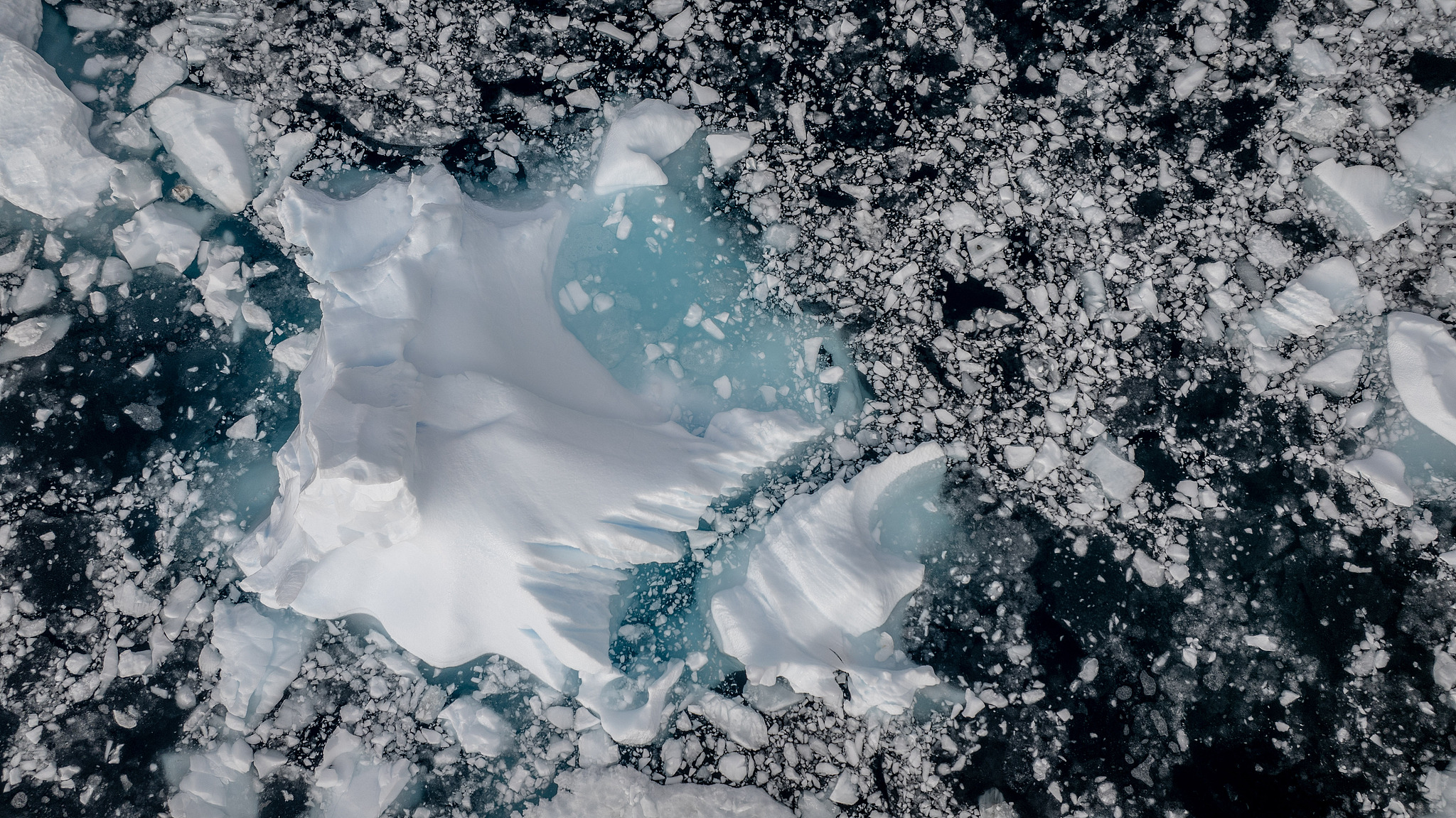 A file photo of a glacier in Antarctica. /VCG