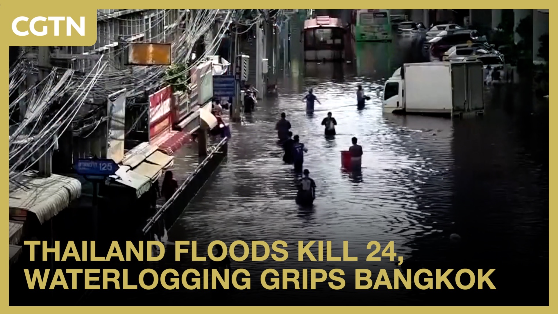 Thailand floods kill 24, waterlogging grips Bangkok