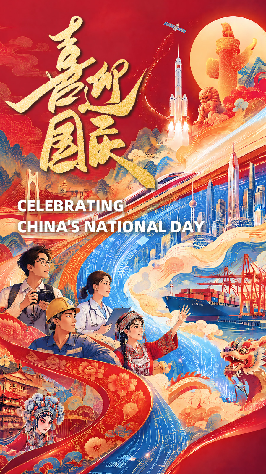 Celebrating China's National Day