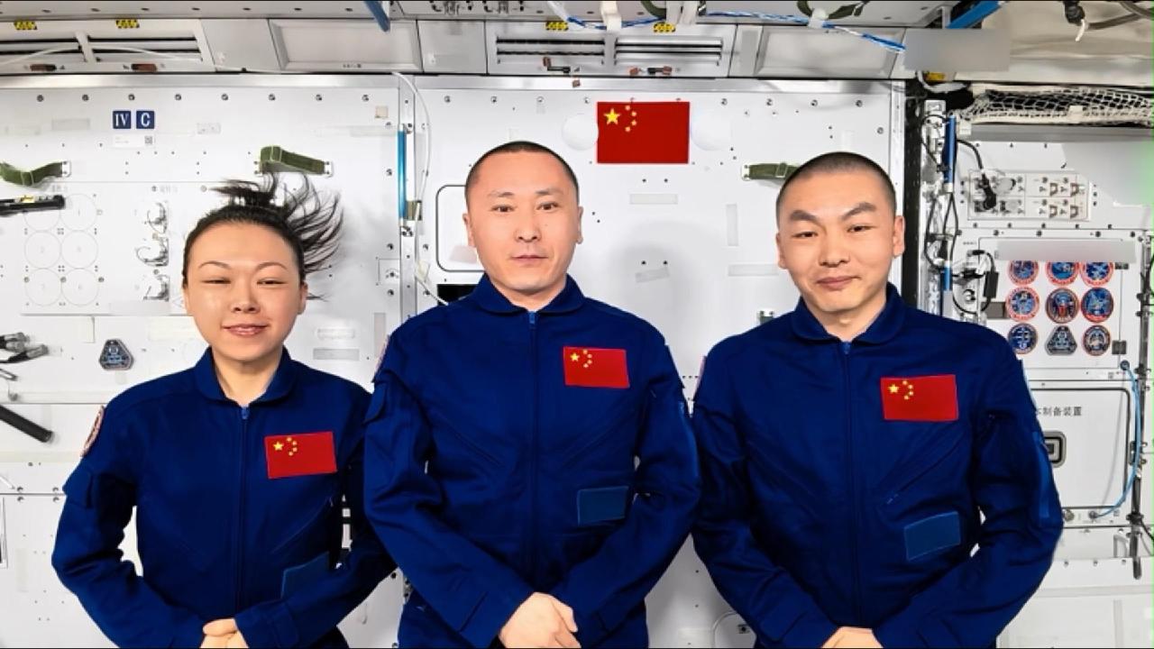 China's Shenzhou-23 astronauts send National Day greetings from space station