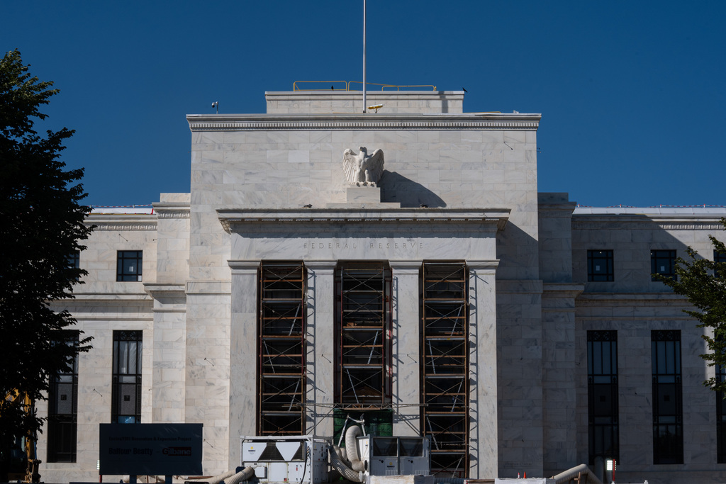 The Marriner S. Eccles Federal Reserve Board Building is seen under renovation in Washington, D.C., the US, September 15, 2026. /VCG