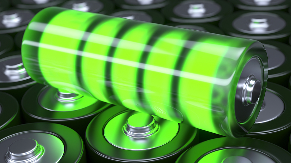 An illustration of lithium batteries. /VCG