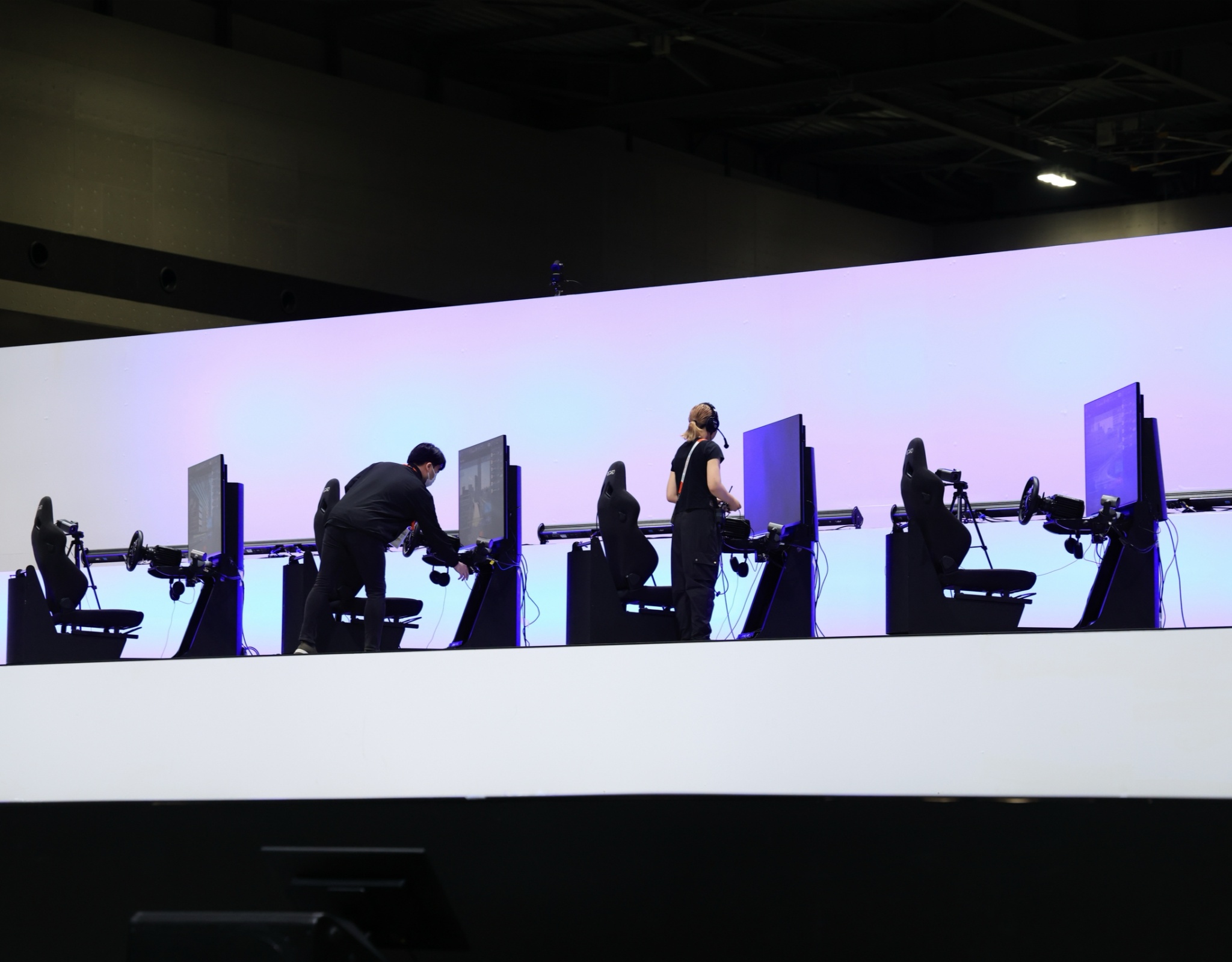 The Gran Turismo 7 final takes place at the Aichi Sky Expo during the Aichi-Nagoya Asian Games in Aichi Prefecture, Japan, September 23, 2026. /ICphoto