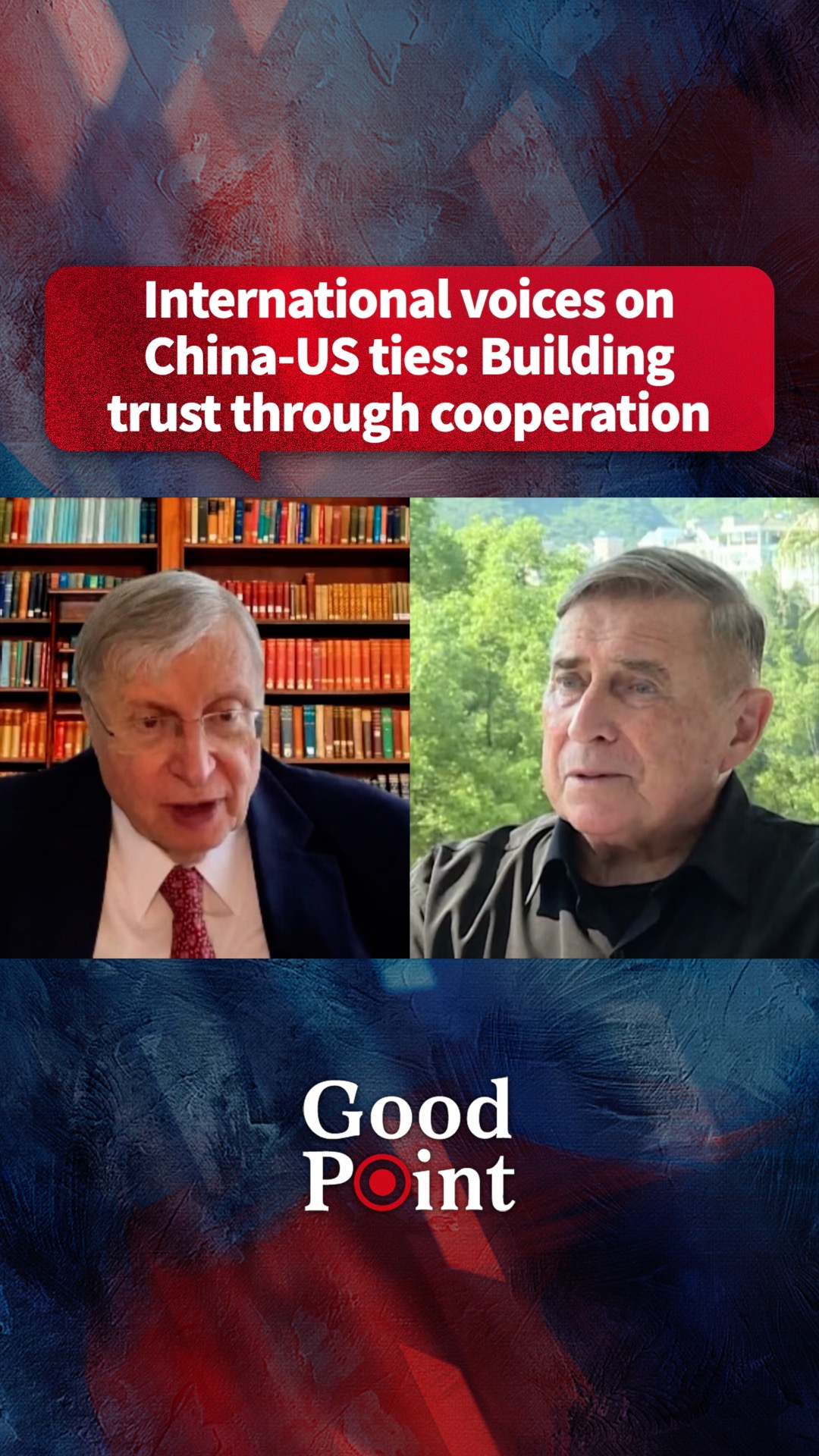 Int'l voices on China-US ties: Building trust through cooperation