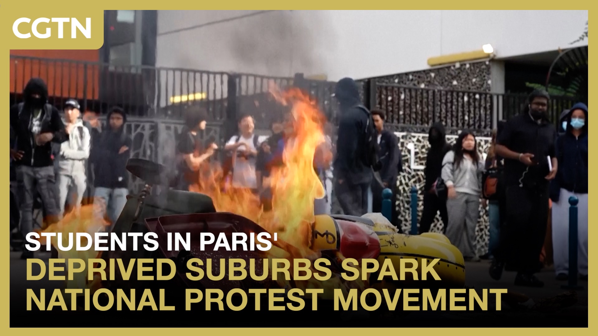 Students in Paris' deprived suburbs spark national protest movement