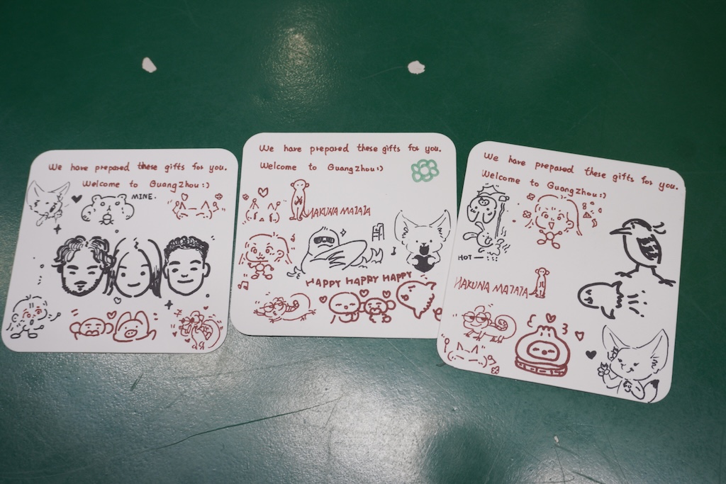 Drawings from Chinese fans to creators of Natural Habitat Shorts. /CITIC Press Group Moli