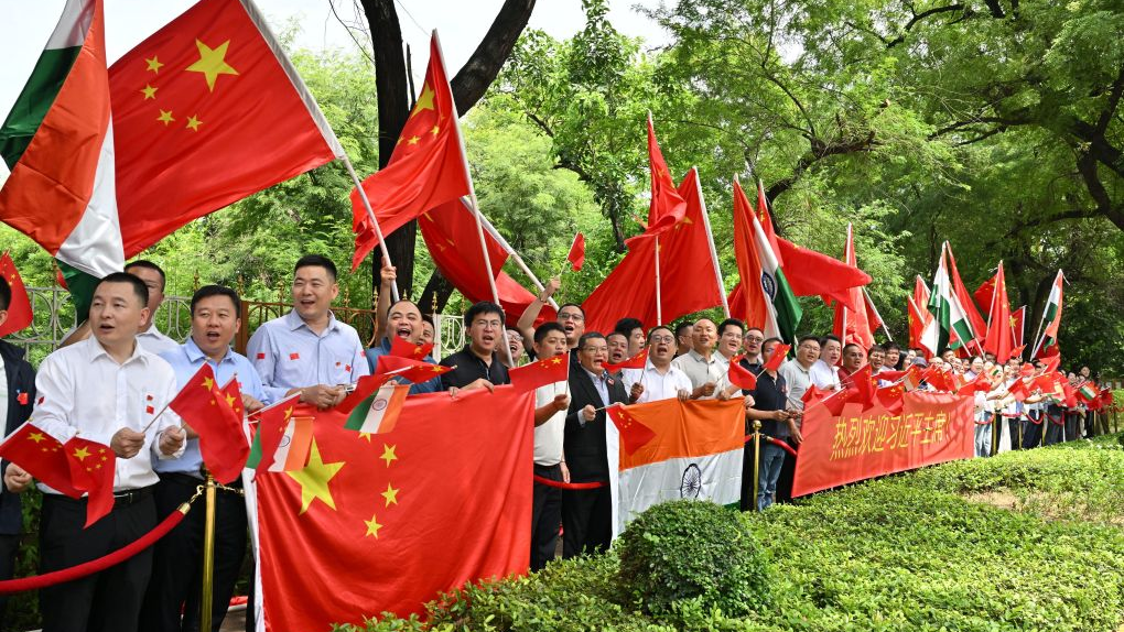 A welcome party for Chinese President Xi Jinping’s arrival in New Delhi, India, to attend the 18th BRICS Summit, September 12, 2026. /Xinhua
