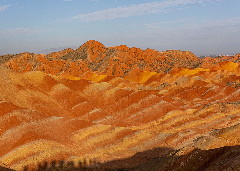 Colorful hills in the Zhangye UNESCO Global Geopark in Zhangye City, northwest China's Gansu Province. /VCG