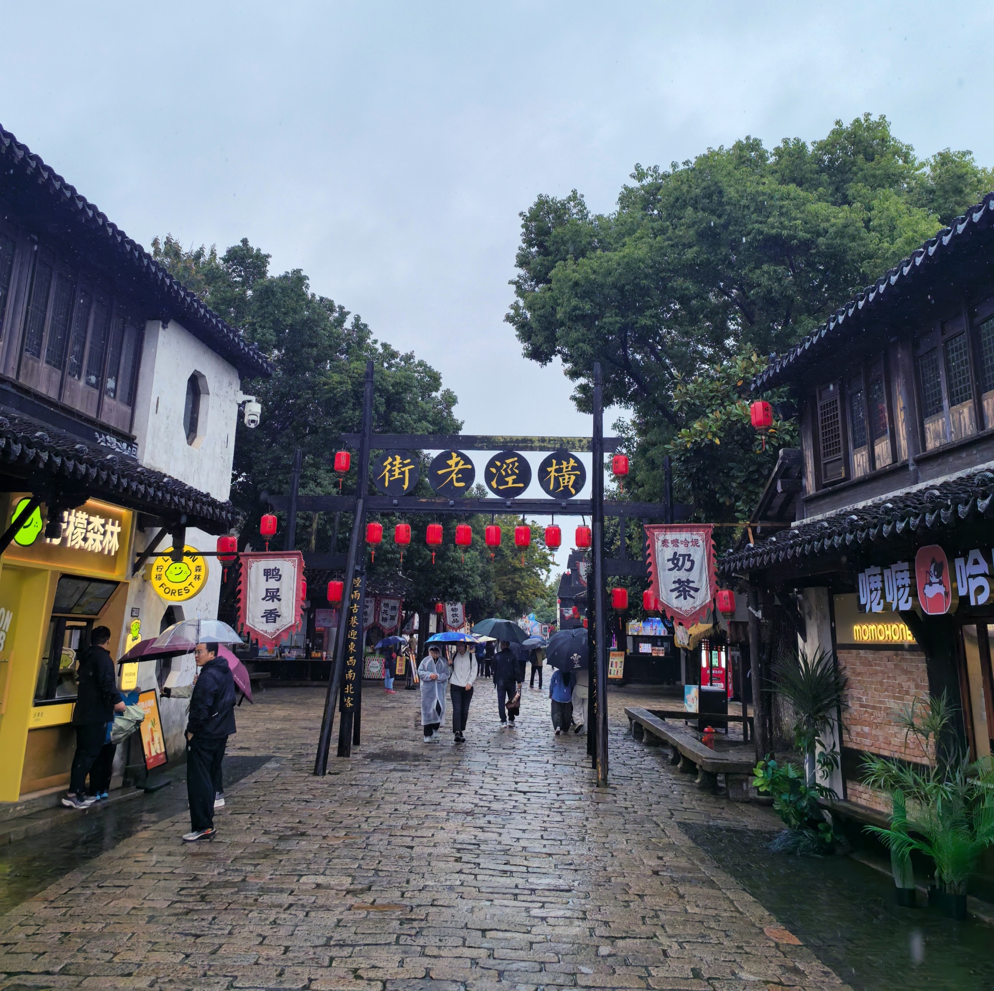 A view of the Shajiabang scenic area is seen in Changshu, east China's Jiangsu Province on October 3, 2026. /CGTN