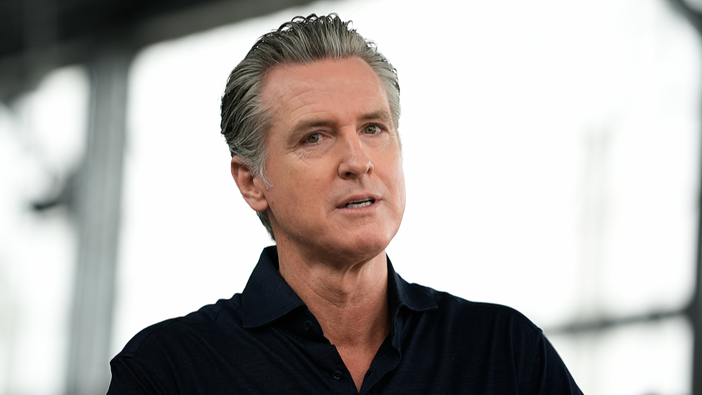 File photo of California Governor Gavin Newsom. /VCG