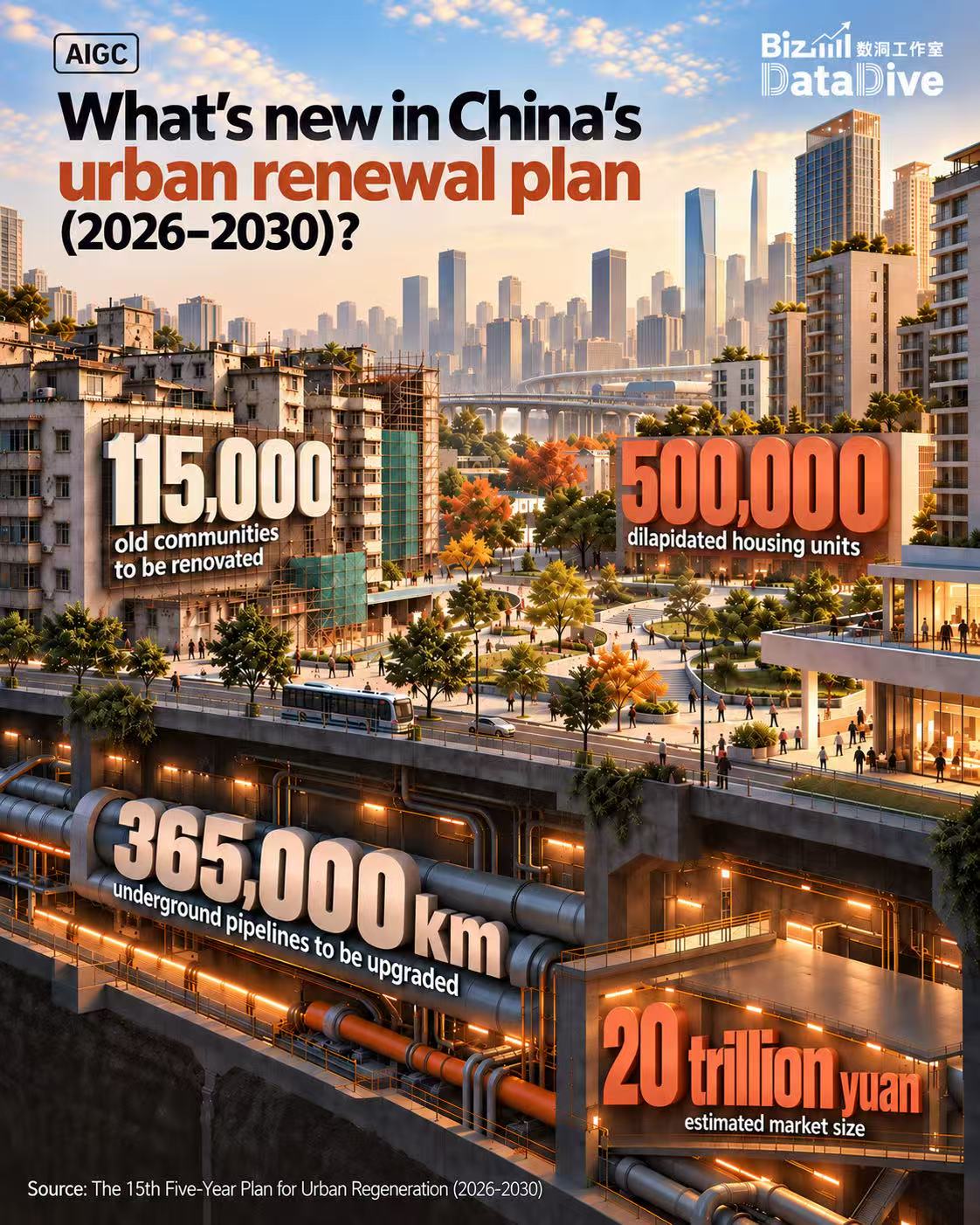 What's new in China's urban renewal plan?