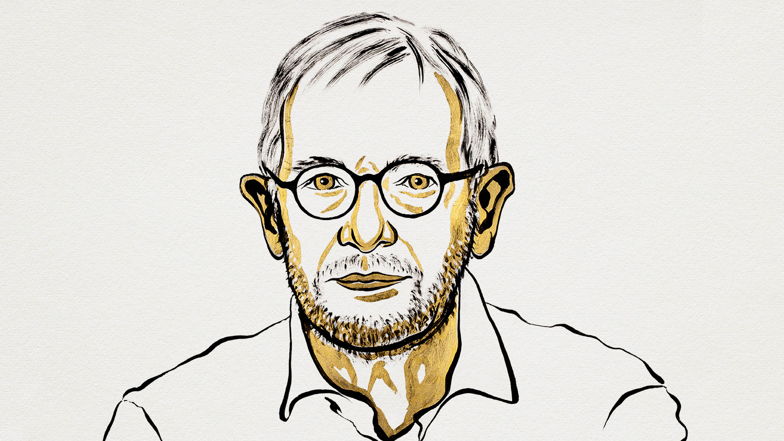 An illustration of Francis Halzen. /Nobel Prize