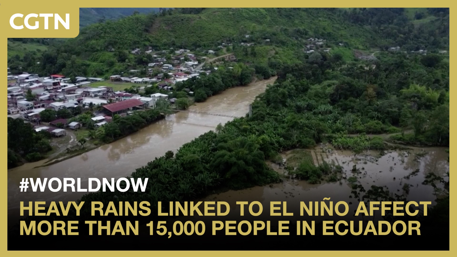 Heavy rains linked to El Niño affect more than 15,000 people in Ecuador
