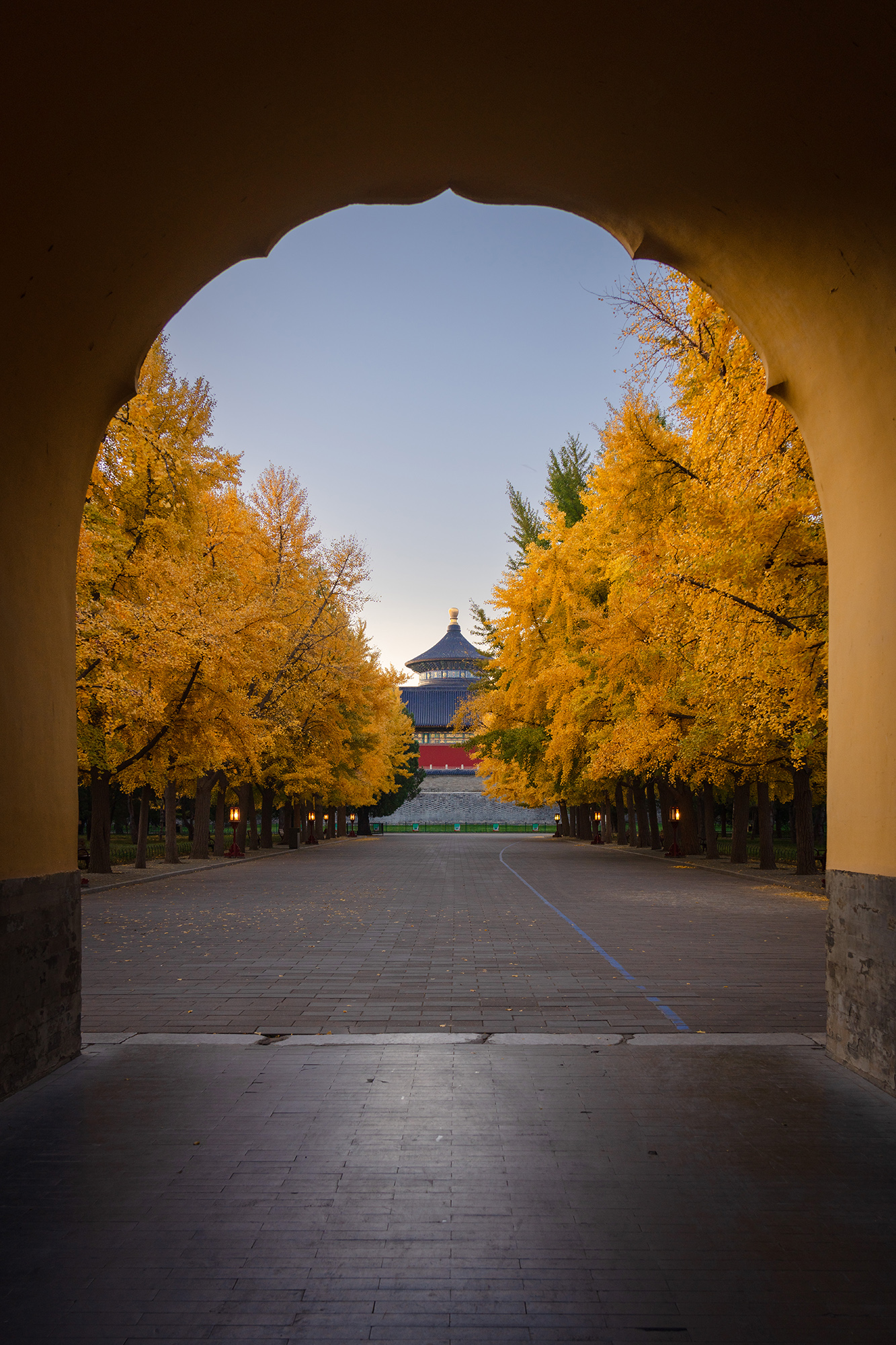 The Temple of Heaven is seen in autumn in Beijing, China, November 2024. /CGTN