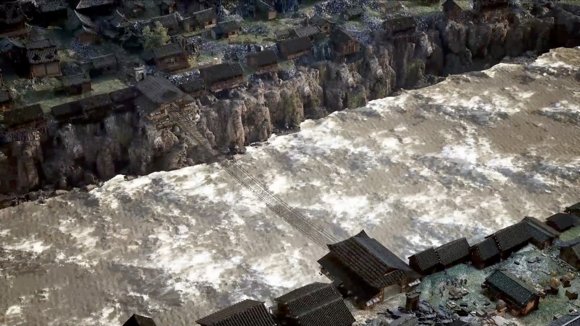 An image provided by the project's operator shows one of the virtual scenes of the battle at Luding Bridge, Sep. 10, 2026.