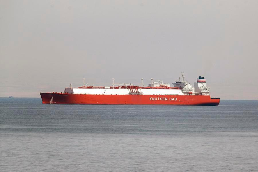 A tanker carrying petroleum products navigates the Red Sea near the entrance of the Suez Canal in Suez Governorate, Egypt, March 11, 2026. /Xinhua